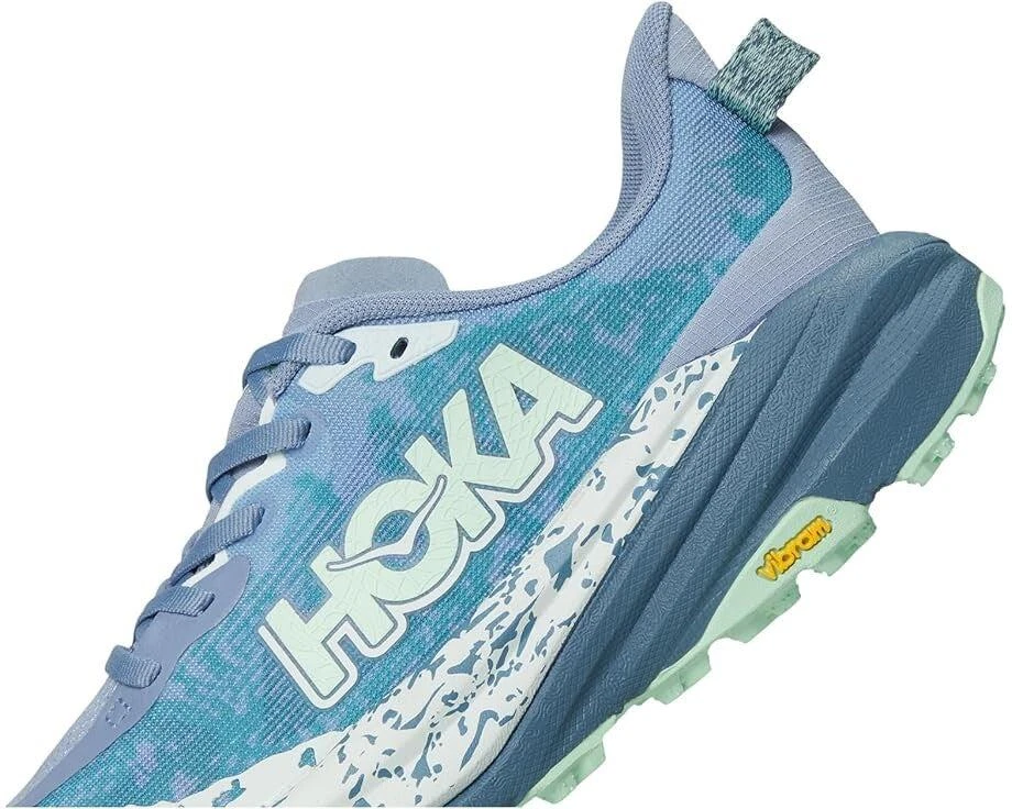 Hoka One One Speedgoat 6 1147811-MNLG Womens 8 Blue Trail Running Shoes ZPO3719 6