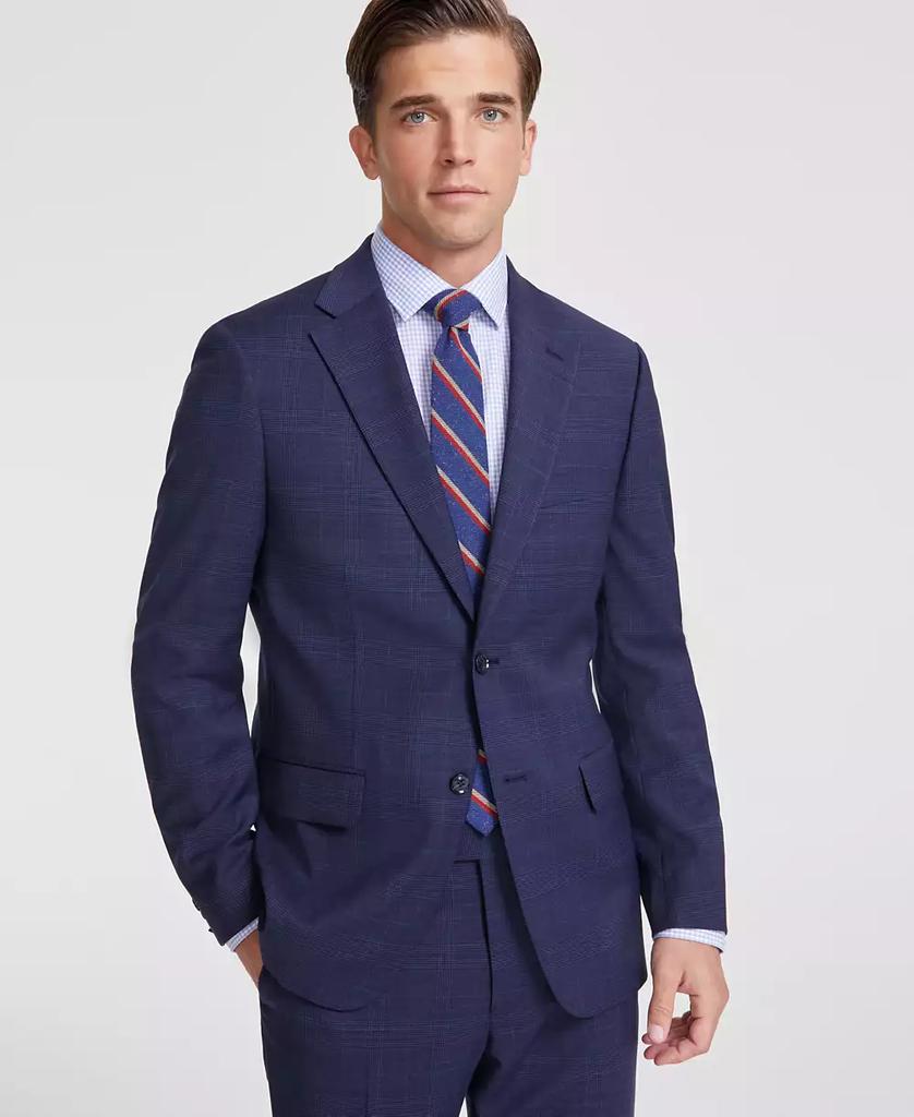Tommy Hilfiger Men's Modern-Fit Stretch Wool Blend Plaid Suit Jacket