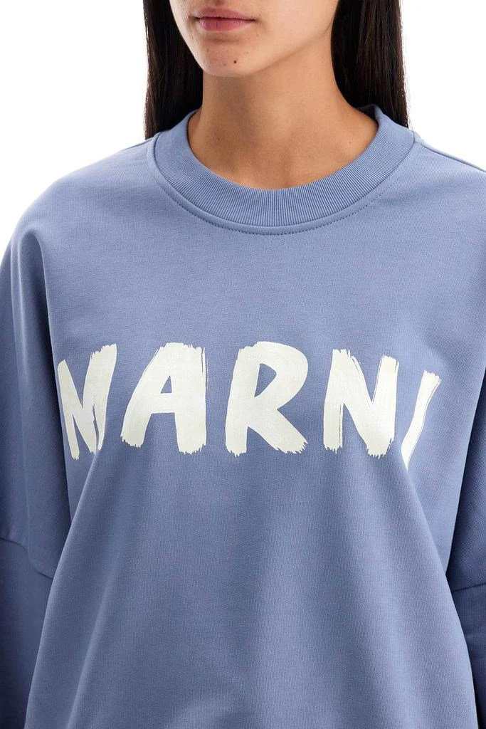 Marni crewneck sweatshirt with logo 4