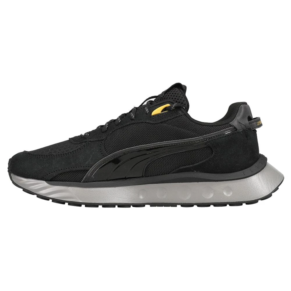Puma NMJ x Wild Rider Blk Lace Up Sneakers 3