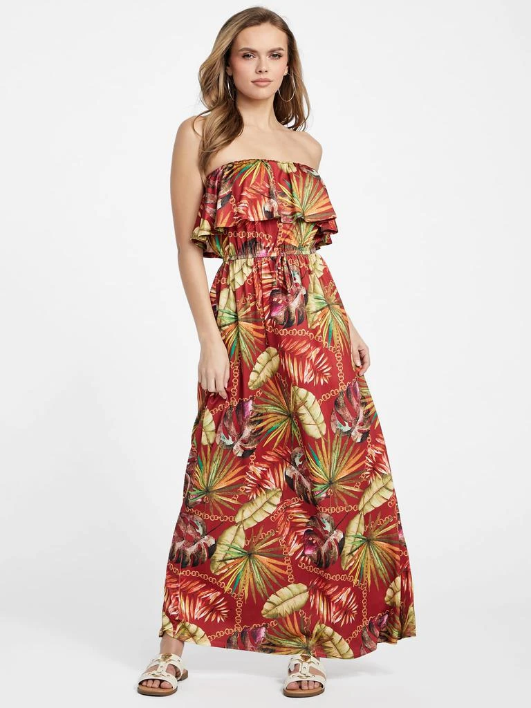 Guess Factory Hillarie Printed Maxi Dress 1
