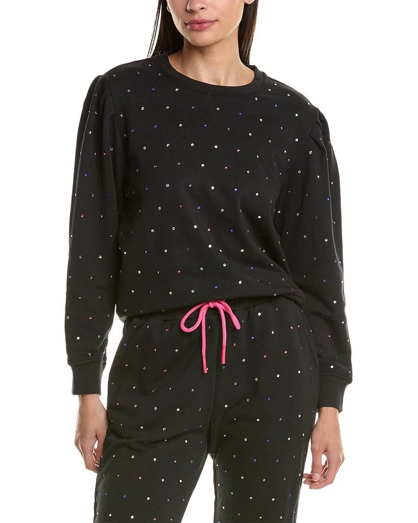 Terez Terez Pleated Shoulder Sweatshirt 1