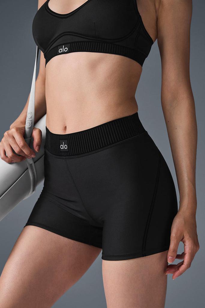 Alo Airlift High-Waist Line Up Short - Black - Shorts - Free