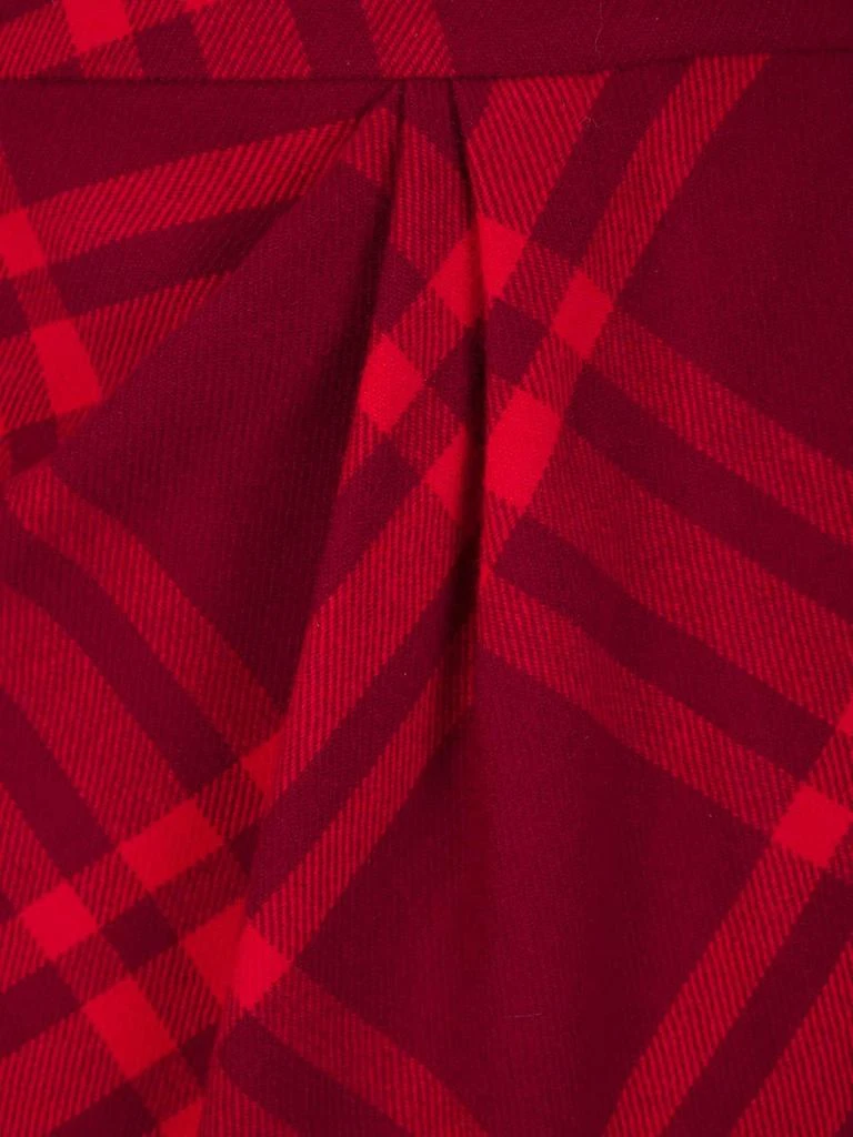 Burberry Burberry Plaid Pleated Mini Skirt 3