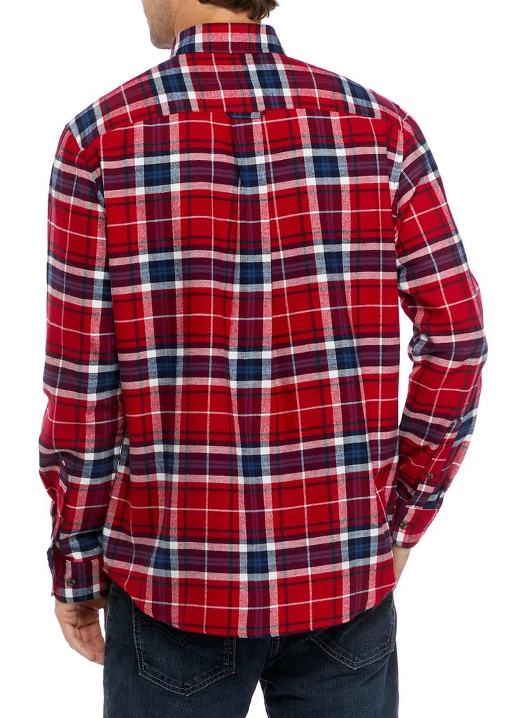 Saddlebred® Long Sleeve Flannel Plaid Button Up Shirt 2