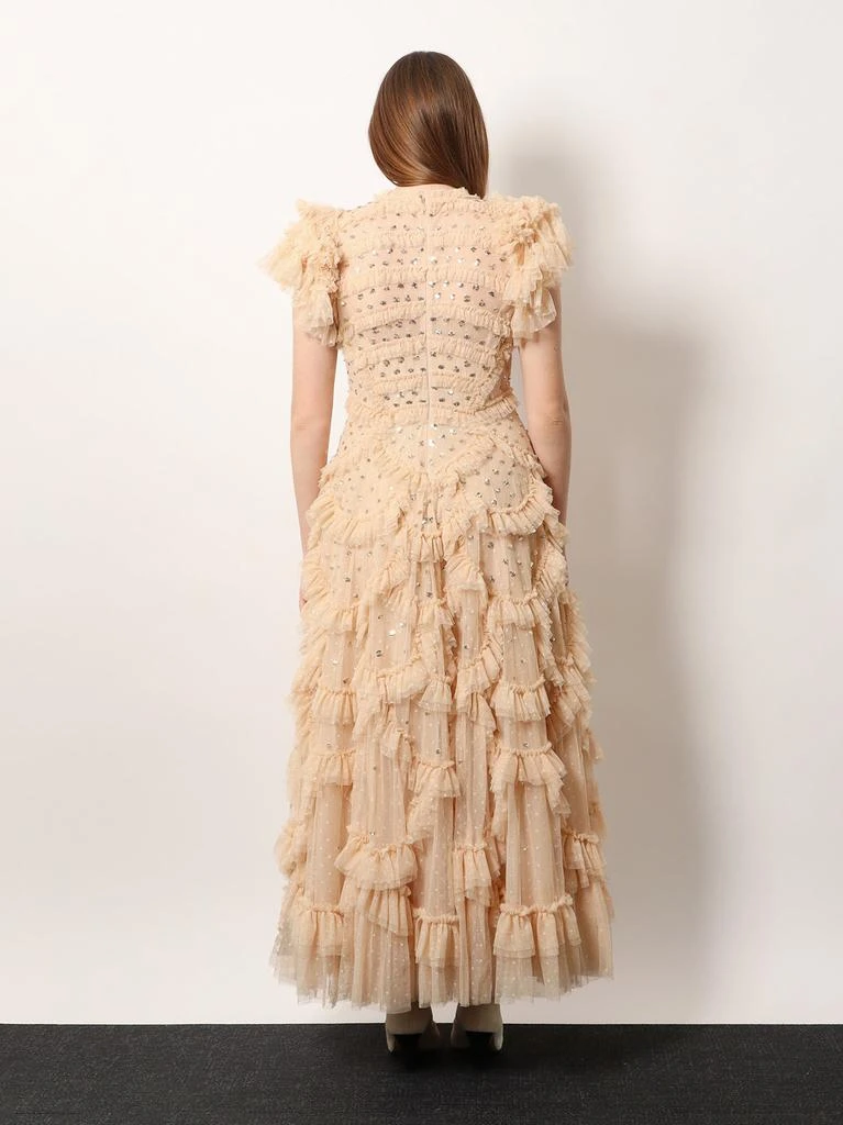 Needle & Thread Long dress with all-over sequins 4
