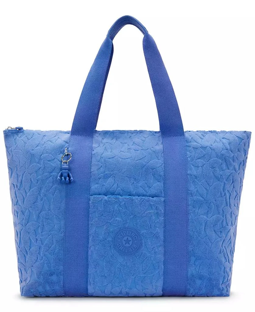 Kipling Beach Art Resort Zipper Tote Bag 1