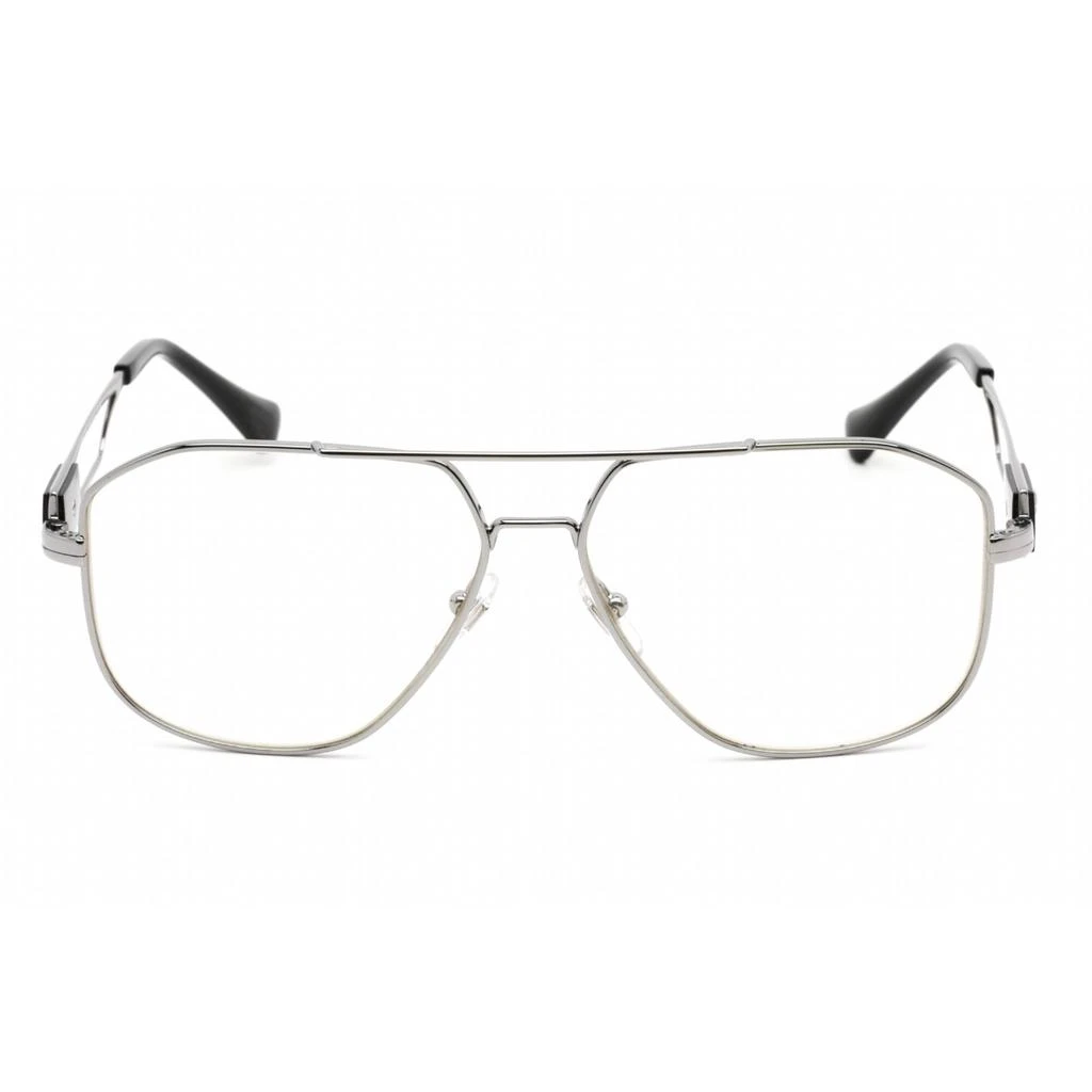 Versace Versace Men's Eyeglasses - Clear Lens Grey Metal Aviator Shape Frame | 0VE1287 1001 2