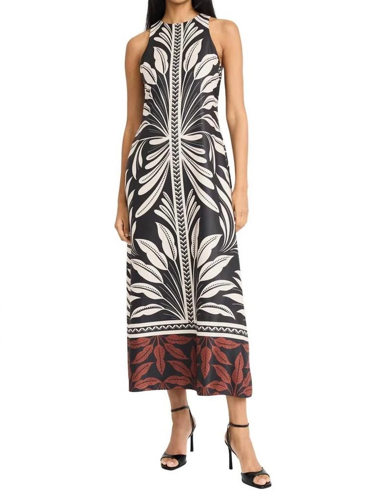 slim fit dress slacks Donna Morgan V Neck Mini Dress - Black/Apricot main image 1