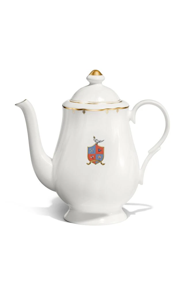 Tiffany & Co. Tiffany & Co. - Crest Bone China Teapot - White - Moda Operandi 1