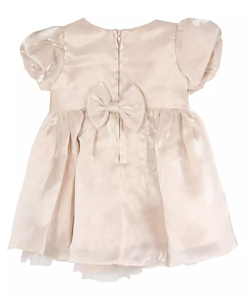 Rare Editions Baby Girls Shimmer Organza Social Dress