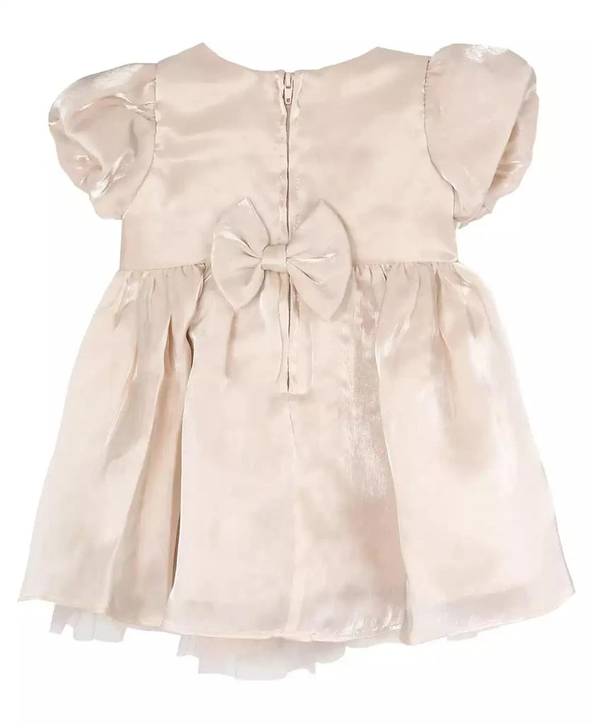 Rare Editions Baby Girls Shimmer Organza Social Dress 2