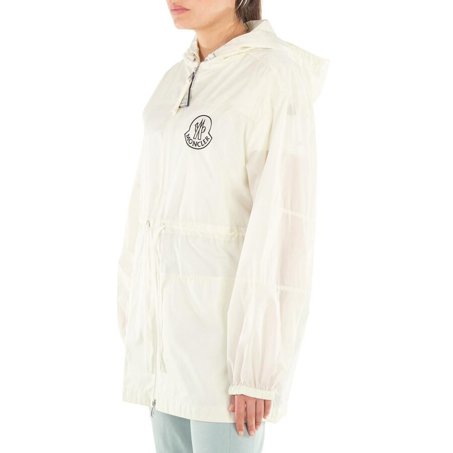 Shop Moncler Adjustable Hood Raincoat, Brand Size 4 (X-Large) on