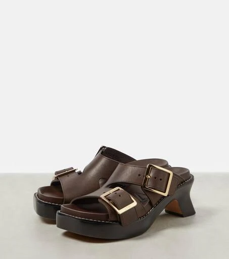 Loewe Ease leather sandals 5