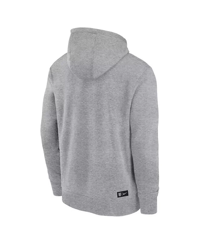 Nike Men's Gray England National Team Club Logo Pullover Hoodie 4