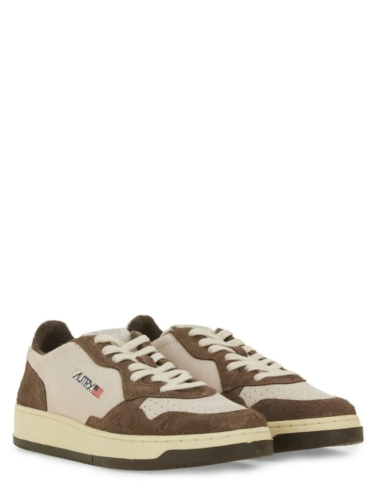 Autry MEDALIST WHITE/BROWN SUEDE SNEAKERS 2