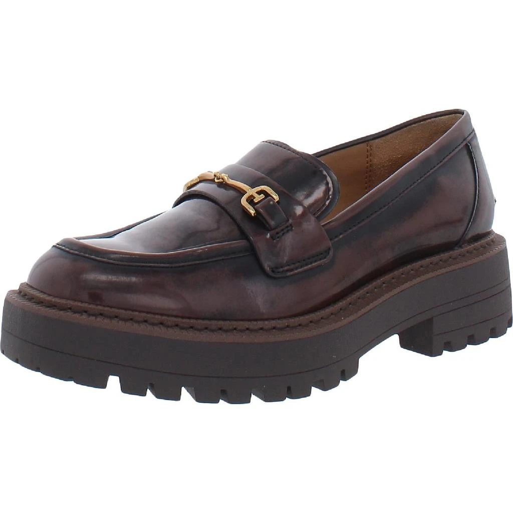 Sam Edelman Laurs Womens Leather Lug Sole Loafers 7
