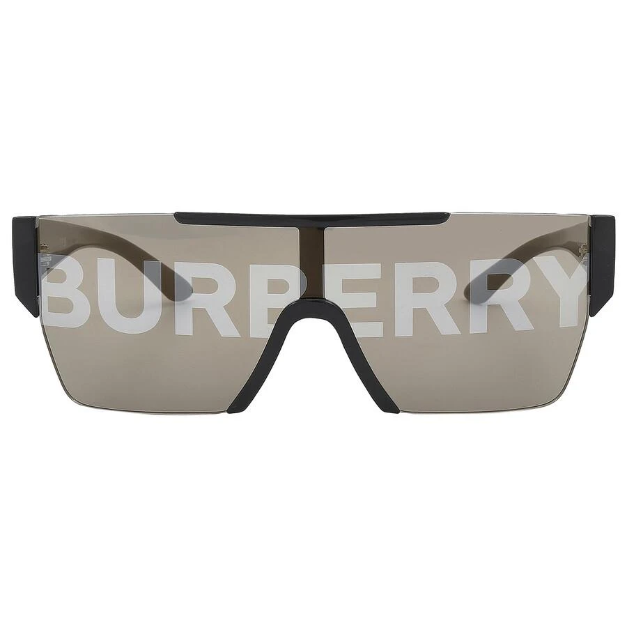 Burberry Gold with silver Burberry Shield Men
s Sunglasses BE4291 3001G 38