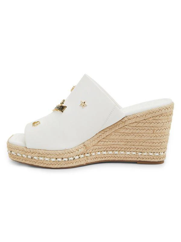 Karl Lagerfeld Paris Corissa 100MM Icon Wedge-Heel Espadrilles 4