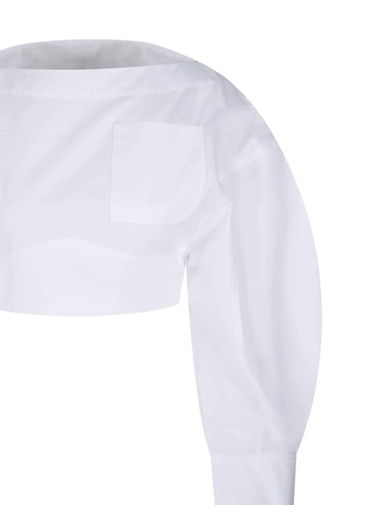 Jacquemus Open-back Cropped Shirt 4