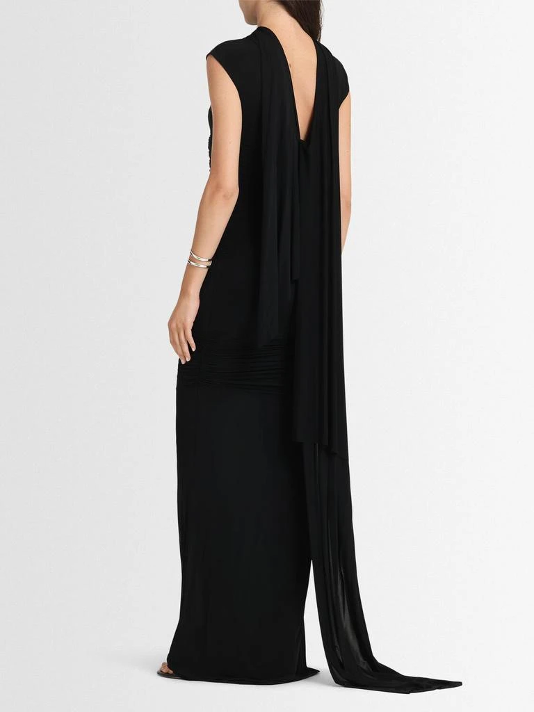 TOVE Luna Viscose Blend Jersey Long Dress 2
