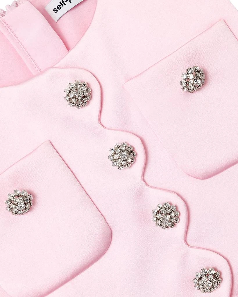 Self Portrait Girls
 Satin Lace Dress - Little Kid, Big Kid 3