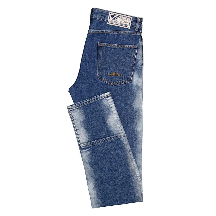 GCDS GCDC Denim Black Straight Jeans, Size 32 3