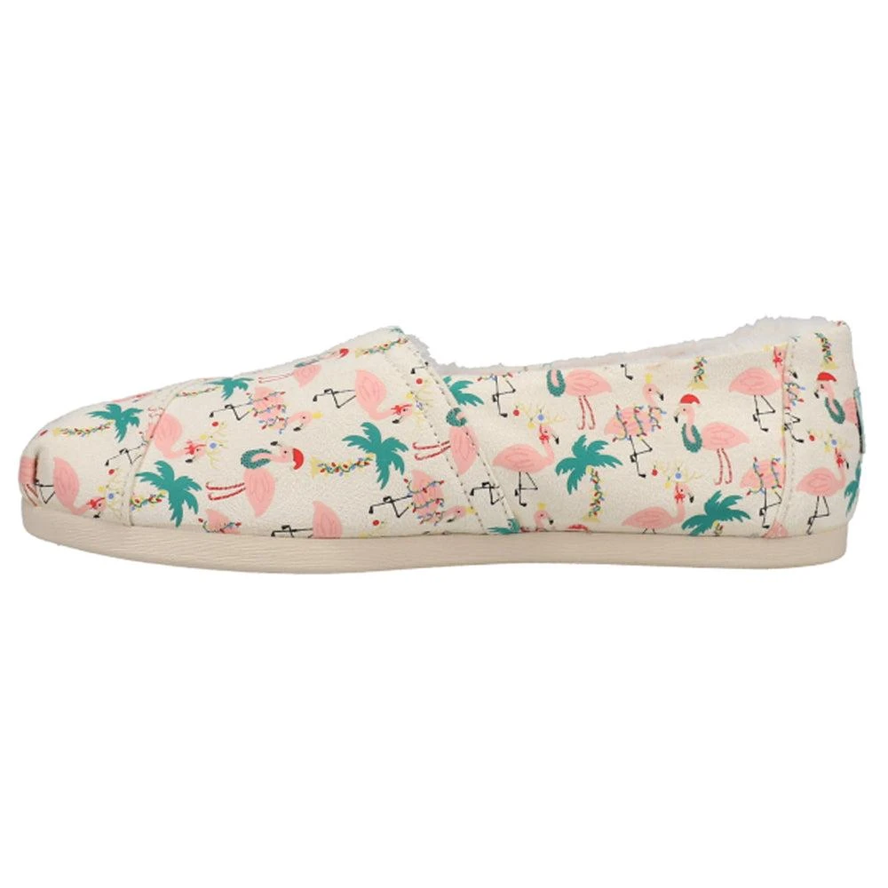 TOMS Alpargata Cozy Holiday Flamingos Graphic Slip On Flats 3