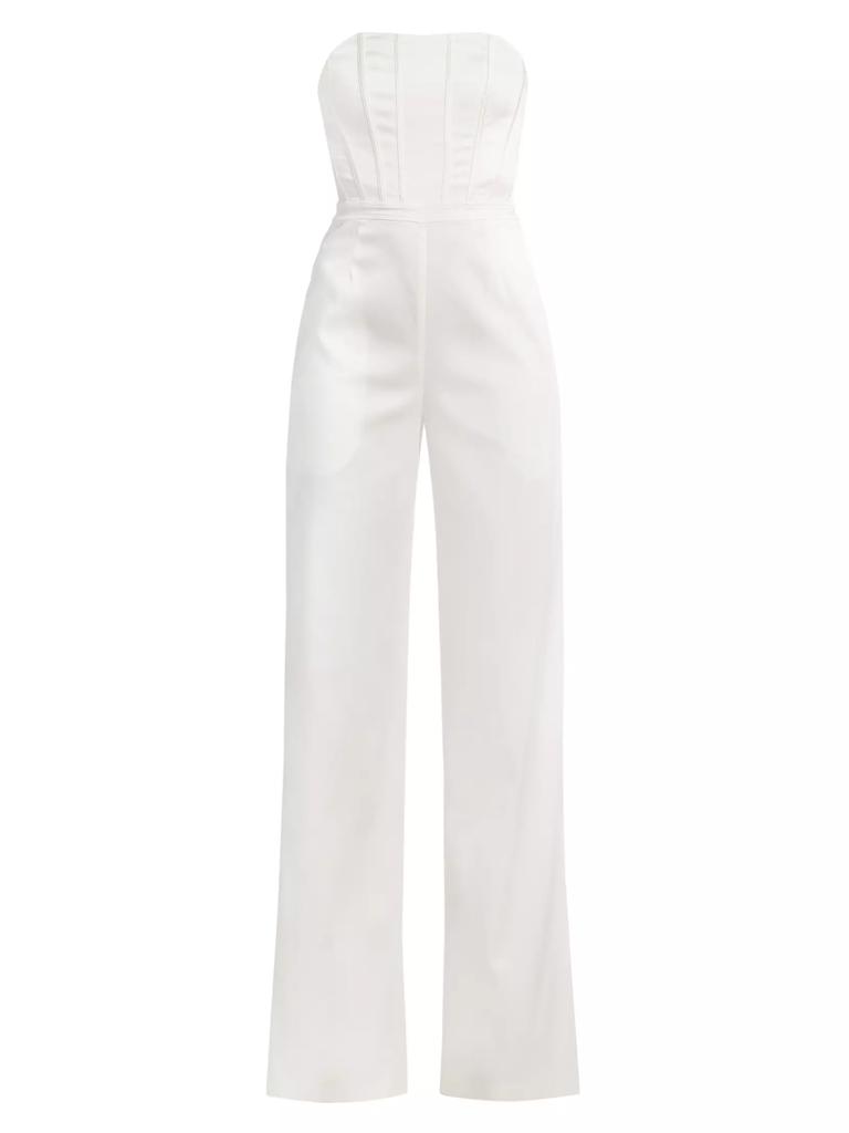 Ramy Brook Mira Strapless Bustier Jumpsuit