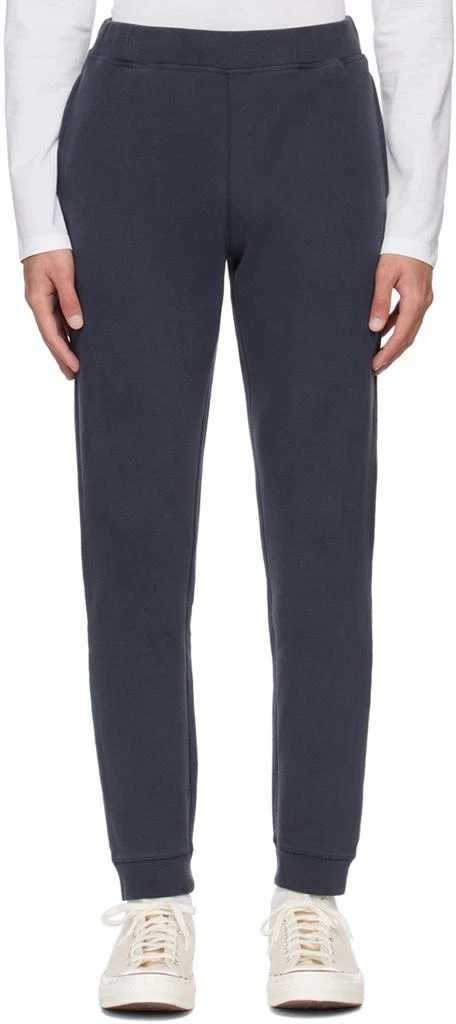 Sunspel Navy Slim-Fit Sweatpants 1