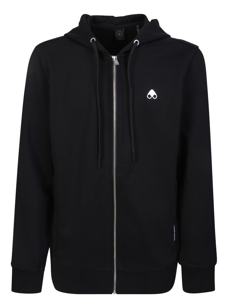 Moose Knuckles Zip-up Black Hoodie