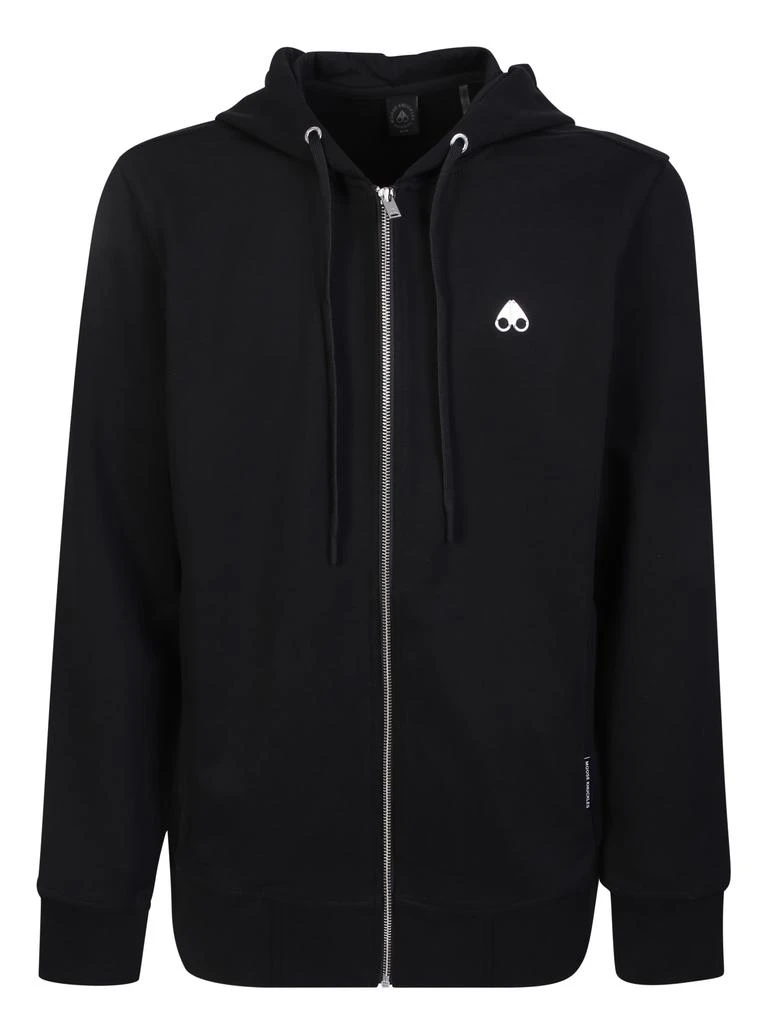 Moose Knuckles Zip-up Black Hoodie 1