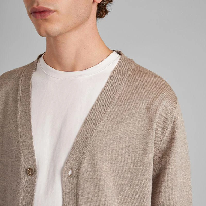 L'Exception Paris Merino Wool Cardigan Smog L'EXCEPTION PARIS 4