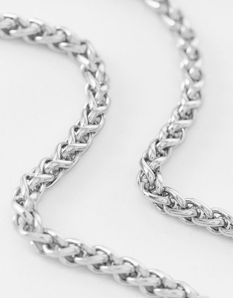 Reclaimed Vintage Reclaimed Vintage chain necklace in silver