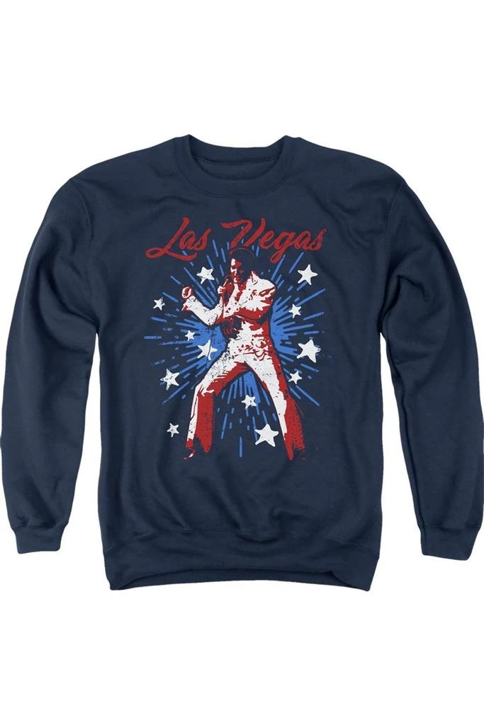 Gildan Elvis Presley Vegashort Sleeveuperstar Adult Crewneck Sweatshirt 1