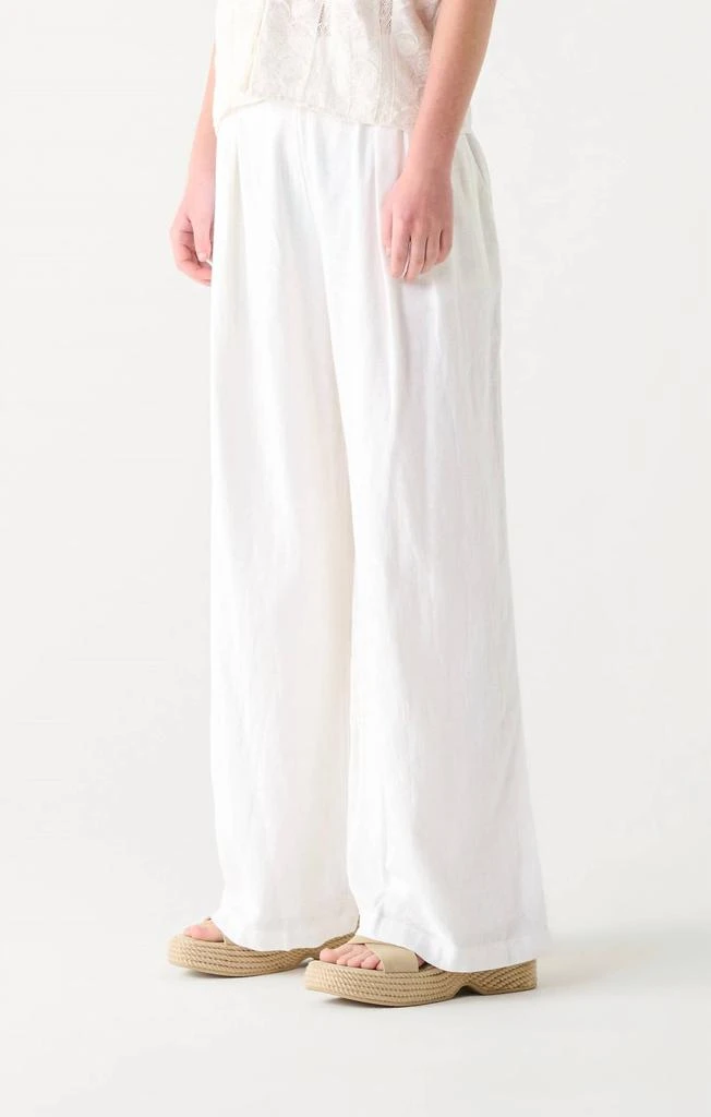 Dex Dex - High Waist Elastic Waist Wide Leg Pants 2