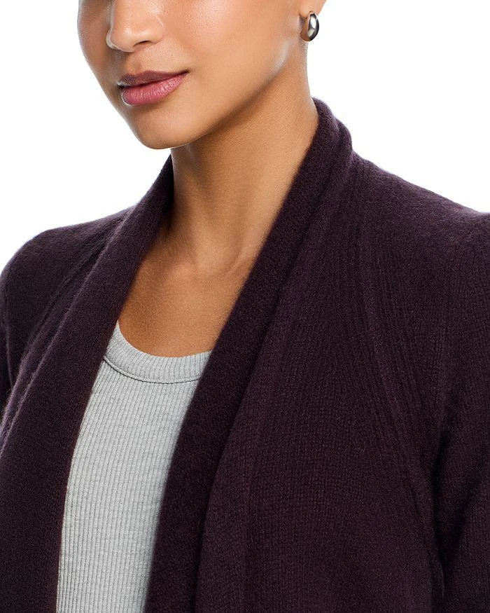 AQUA AQUA 100% Cashmere Drape Front Cardigan - Exclusive 4
