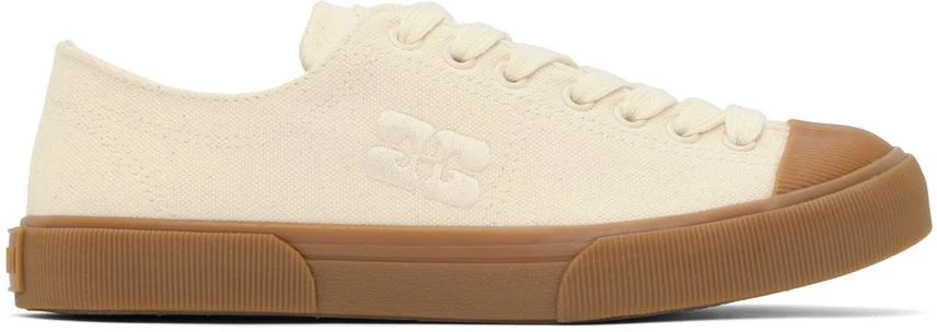 Ganni Off-White Classic Low Sneakers 1