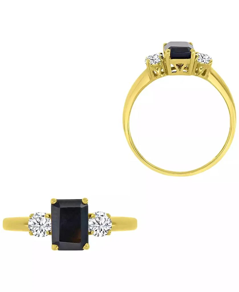 Macy
s Onyx 
White Topaz Ring 2