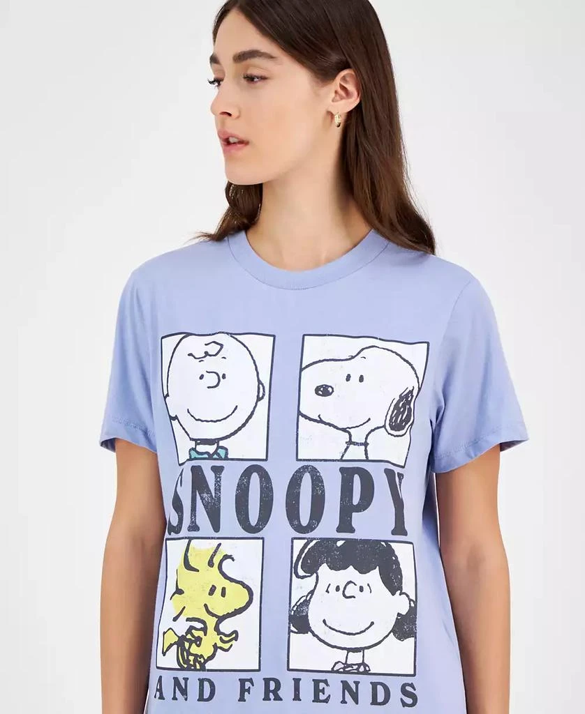 Grayson Threads, The Label Juniors' Snoopy Friends Grid Graphic T-Shirt 3