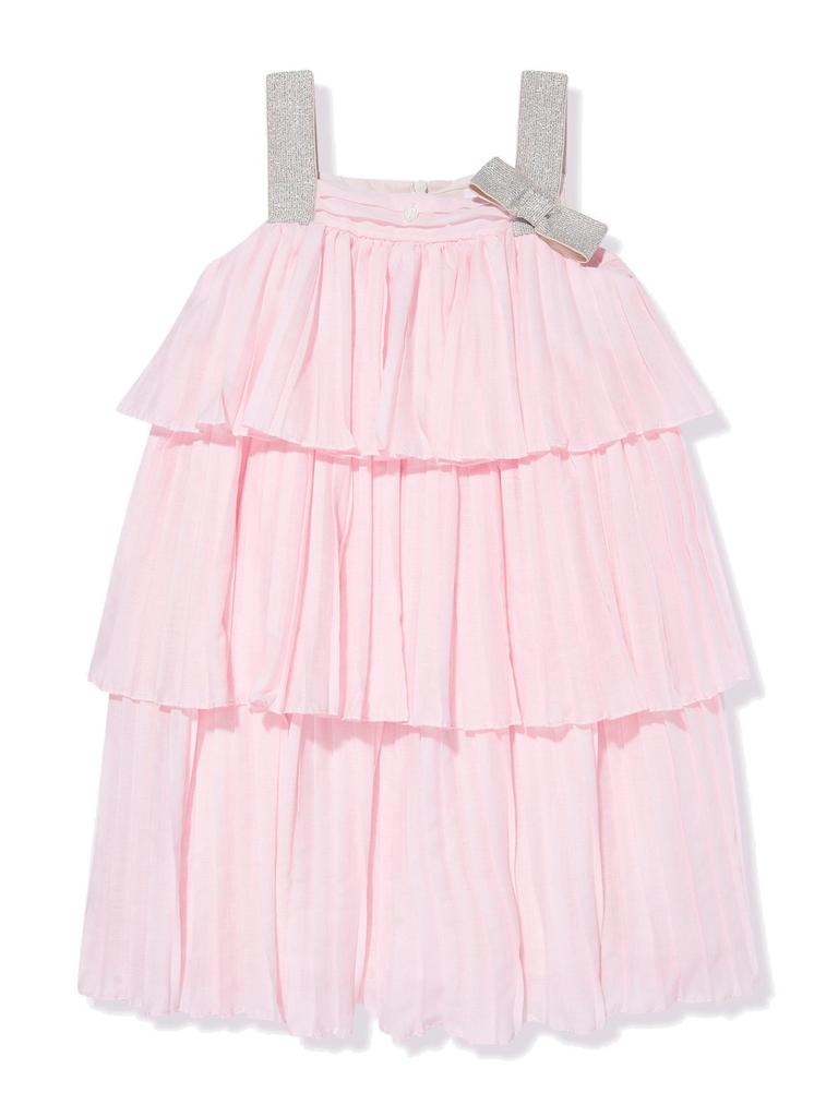 Patachou Patachou Bow Detailed Tulle Dress