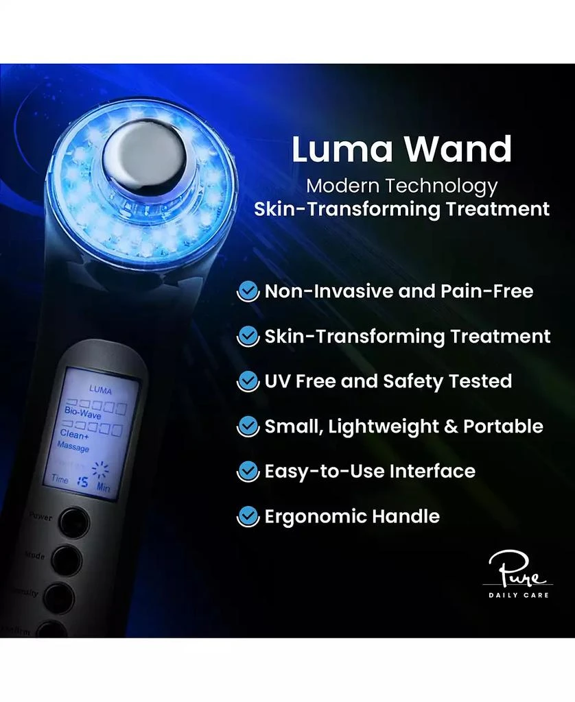 Pure Daily Care Luma Skin Therapy Wand - 4-in-1 Facial Treatment 5