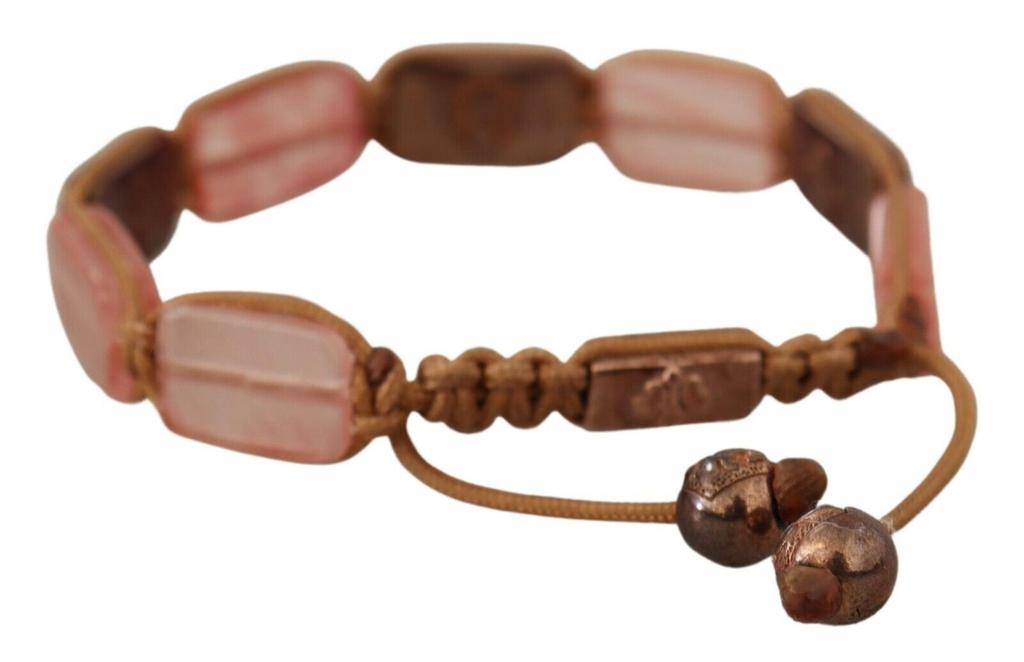 Nialaya Crystals Logo Embellished Adjustable Women's Bracelet
