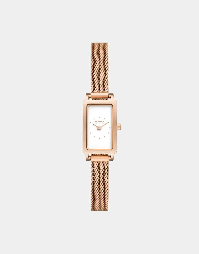 Skagen Skagen Women's hagen micro two-hand, rose gold stainless steel watch- ROSEGOLD 1