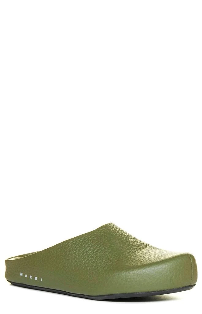 Marni Marni Logo Printed Slip-On Clogs 2