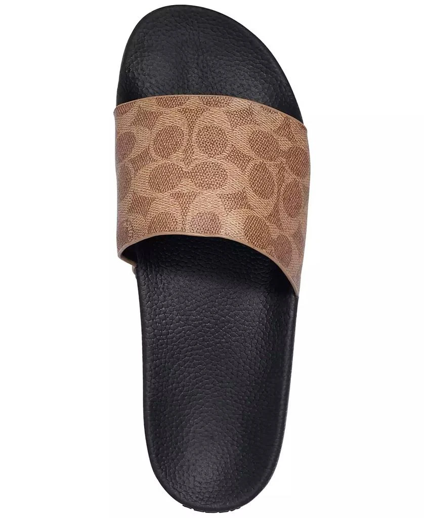 Coach Men's Signature Coated Canvas Pool Slide 3