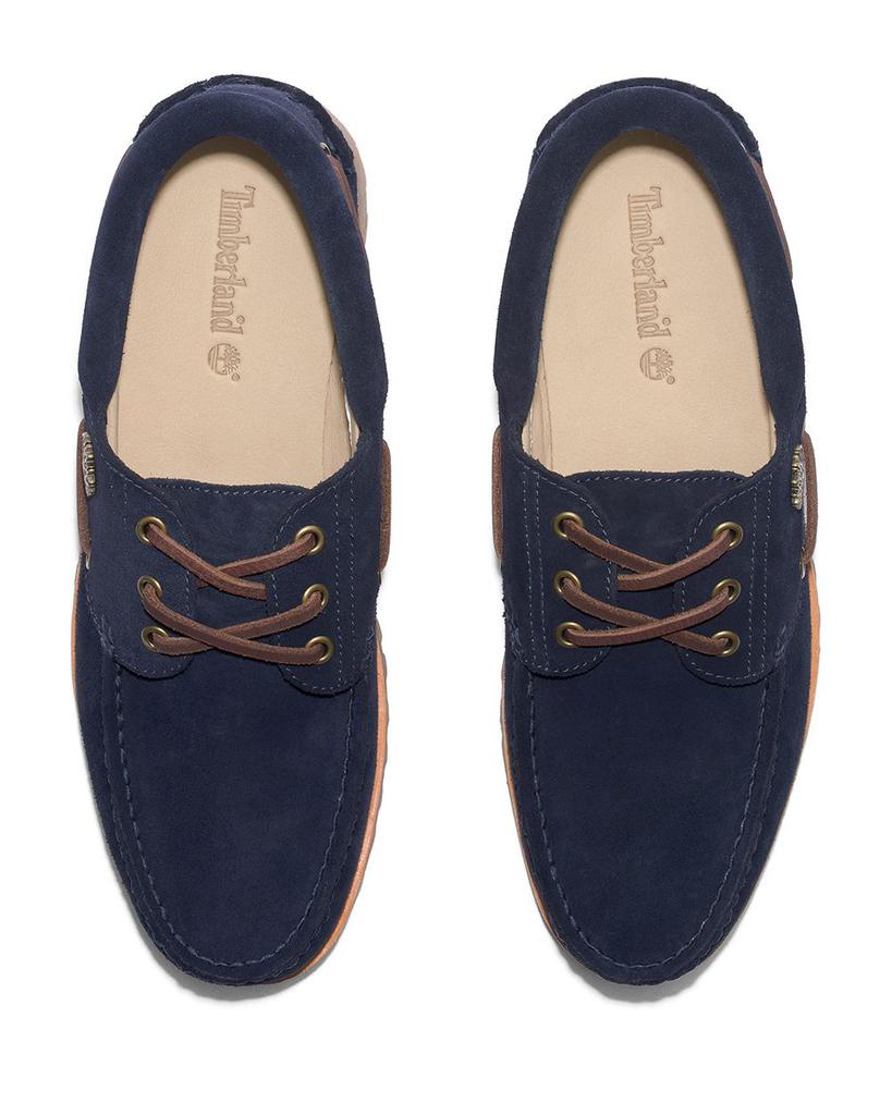 Timberland Men's C.F. Stead Indigo Suede 3 Eye Lug Handsewn Boat