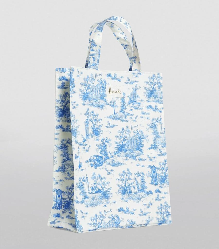 Harrods Medium Toile Shopper Bag 3