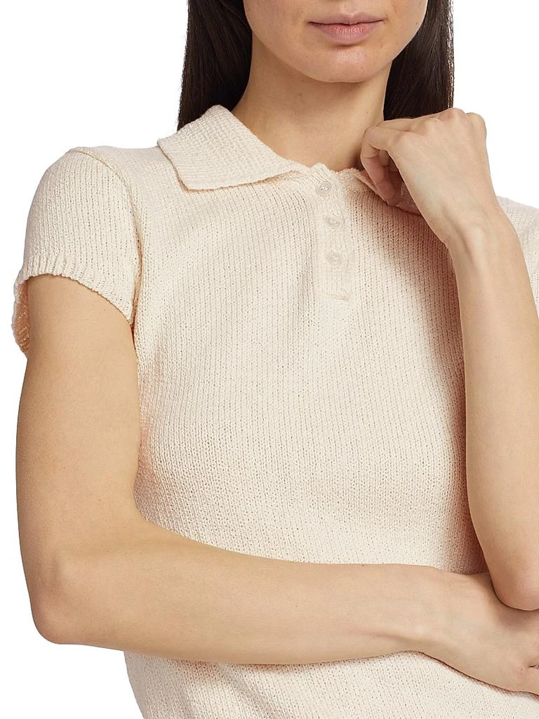 Theory Knit Cotton & Wool Polo 6