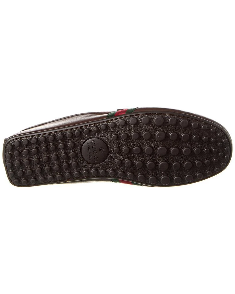 Gucci Web Leather Driver 4